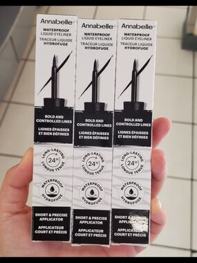 Annabelle Waterproof Liquid Eyeliner – (Set of 3)